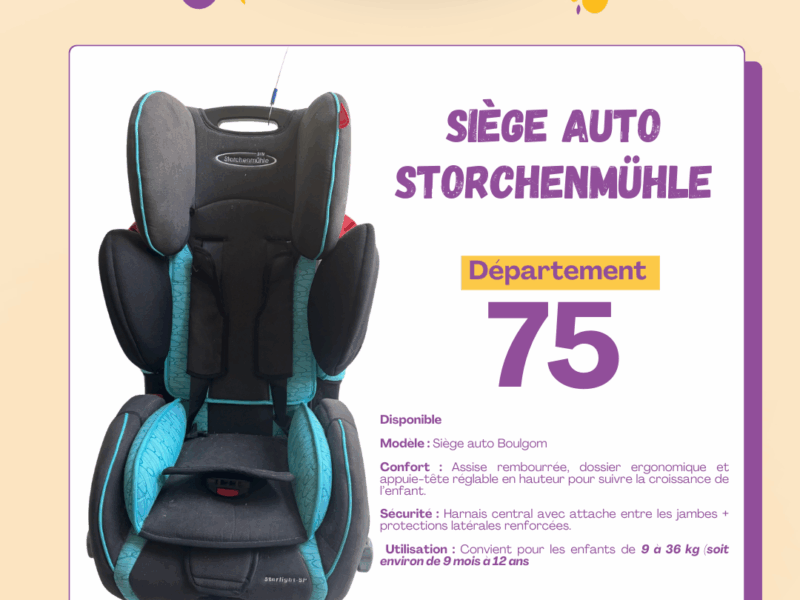 Siège Auto STORCHENMÜLE